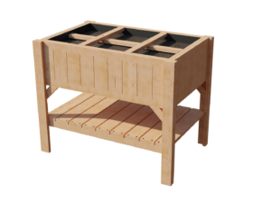 Gemüsegarten beetkasten